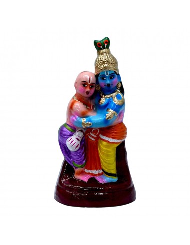 Krishnar Kuselar( sudama) Hugging - 11"