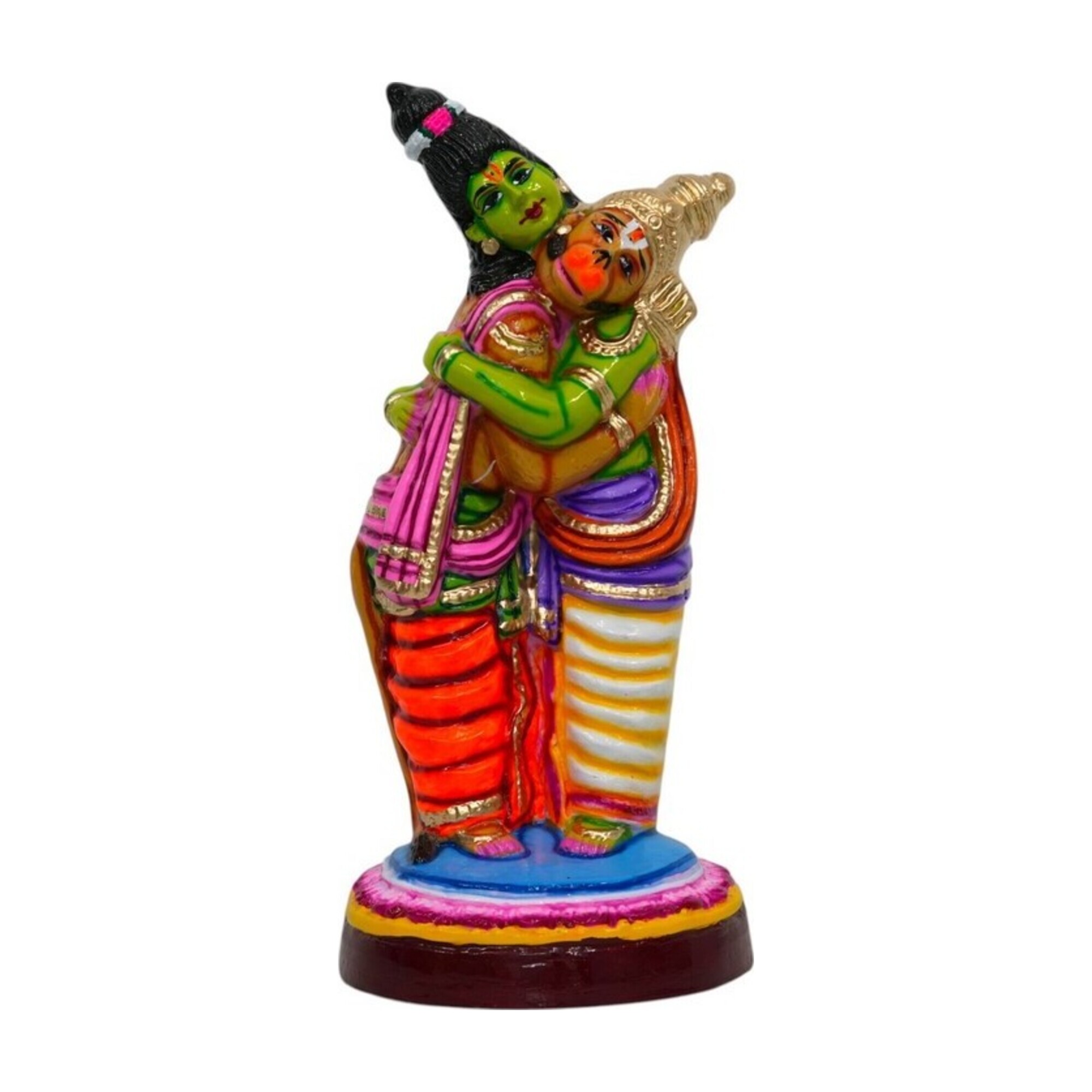 Ramar Hanuman Hugging - 16.5"