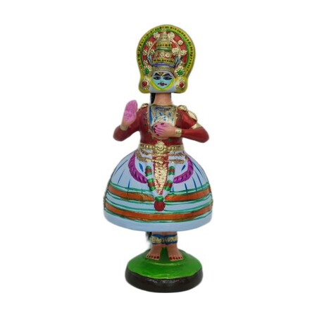 Tanjore Dancing Doll - Kathakali Ramar - 15"