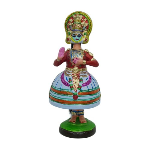 Tanjore Dancing Doll - Kathakali Ramar - 15"