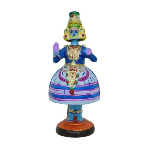 Tanjore Dancing Doll - Kathakali Krishna - 15"