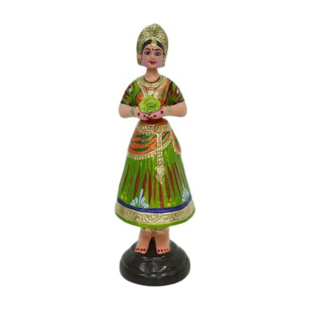 Tanjore Dancing Welcome Doll - 16"