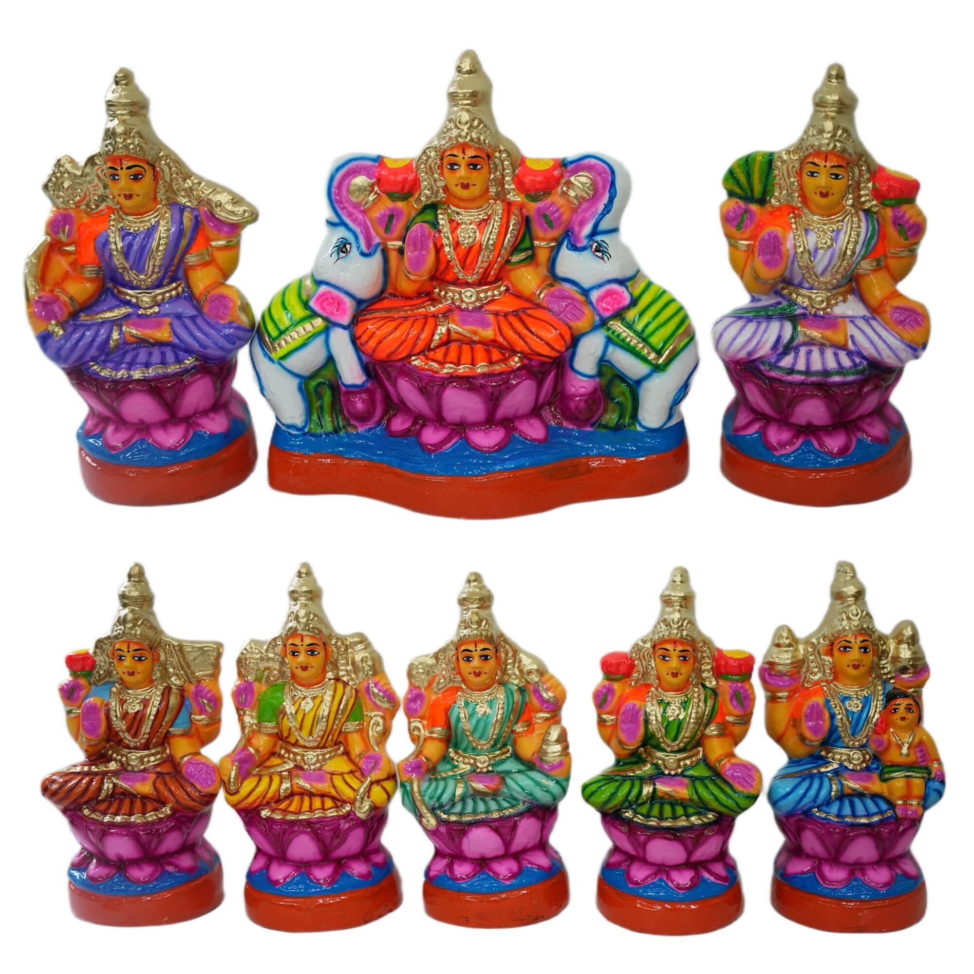 Ashtalakshmi Set (Medium) - 9"